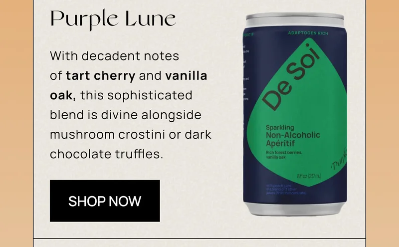 Purple Lune | With decadent notes of tart cherry and vanilla oak, this sophisticated blend is divine alongside mushroom crostini or dark chocolate truffles. | Shop Now