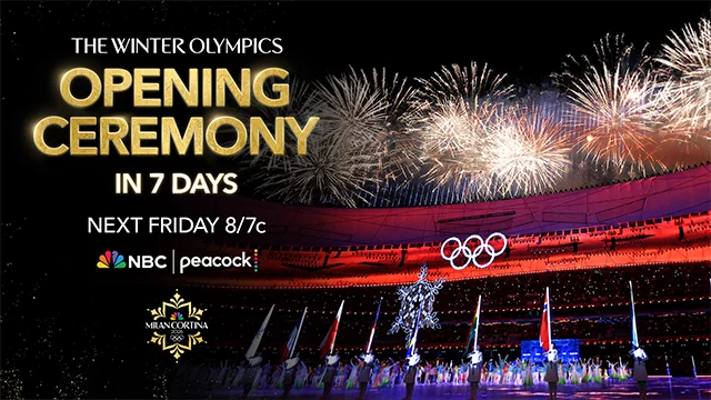 Opening Ceremony in 7 Days on NBC & Peacock