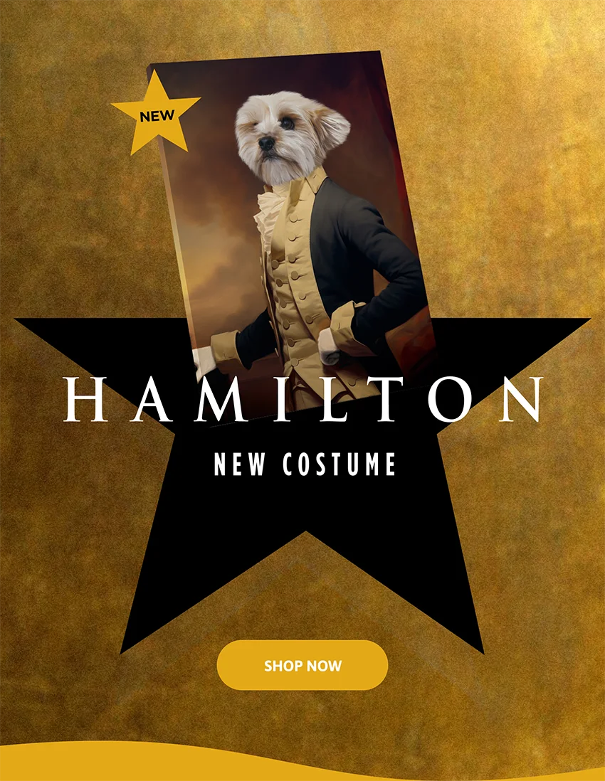 HAMILTON. Shop the new costume now!