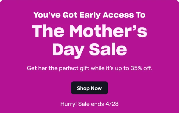 Hurry! Sale ends 4/28