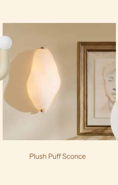 Shop Plush Puff Sconce