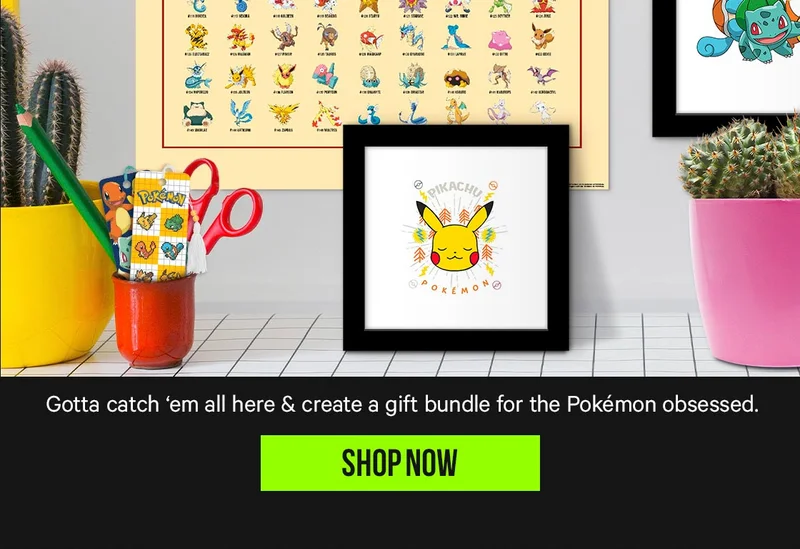 Gotta catch 'em all here & create a gift bundle for the Pokemon obsessed.