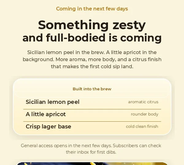IMPOSSIBREW Sicilian Lemon Lager