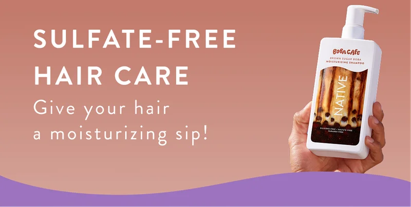Sulfate free hair care give your hair a moisturizing sip!
