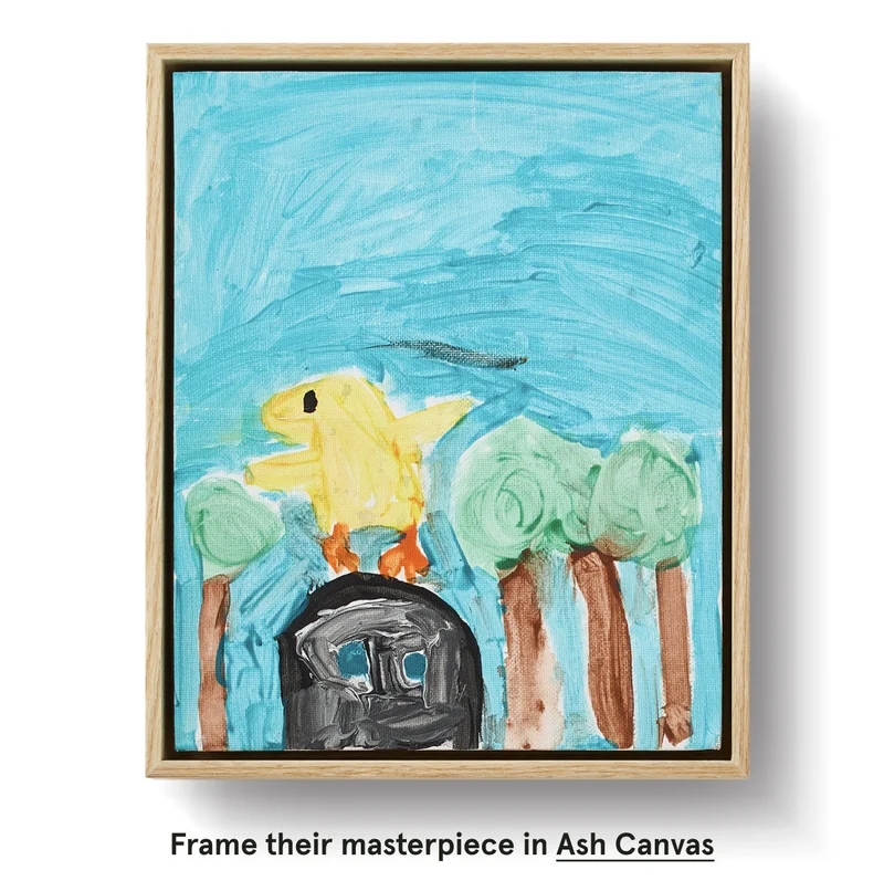 Frame their masterpiece in Ash Canvas