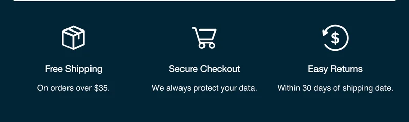 Free Shipping - Secure Checkout - Free Returns