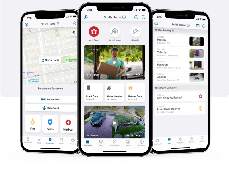 Arlo Monitoring in app
