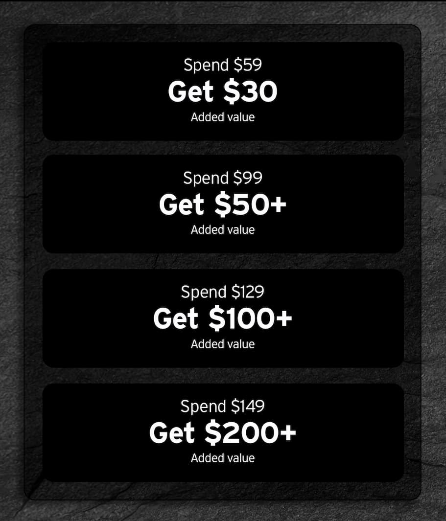 Spend $59, get $30