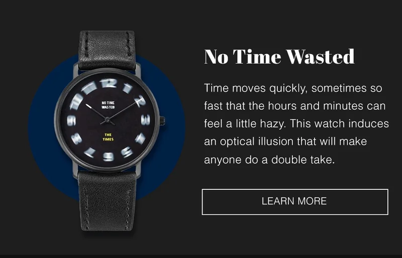 No Time Wasted