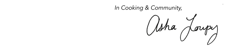 In cooking & community, Asha Loupy