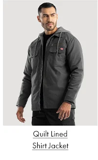 Quilt Lined Shirt Jacket