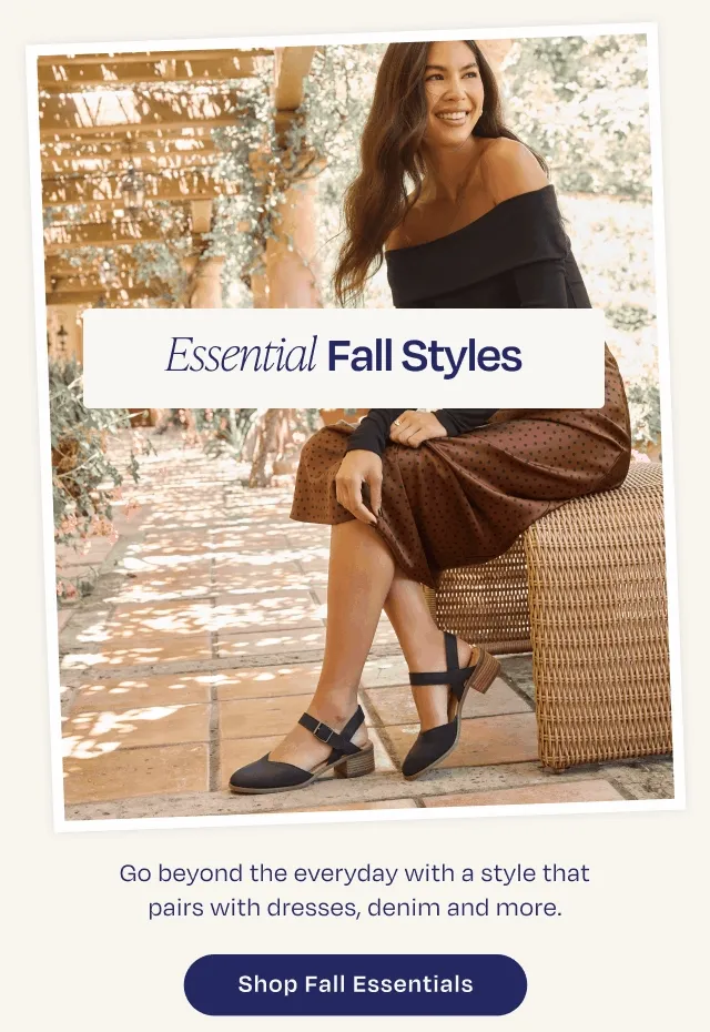 Shop Fall Essentials -Button