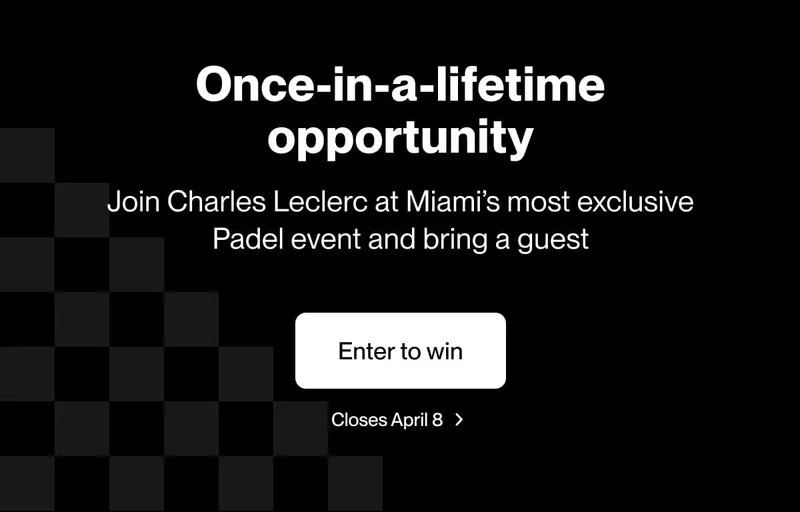 Once-in-a-lifetime opportunity