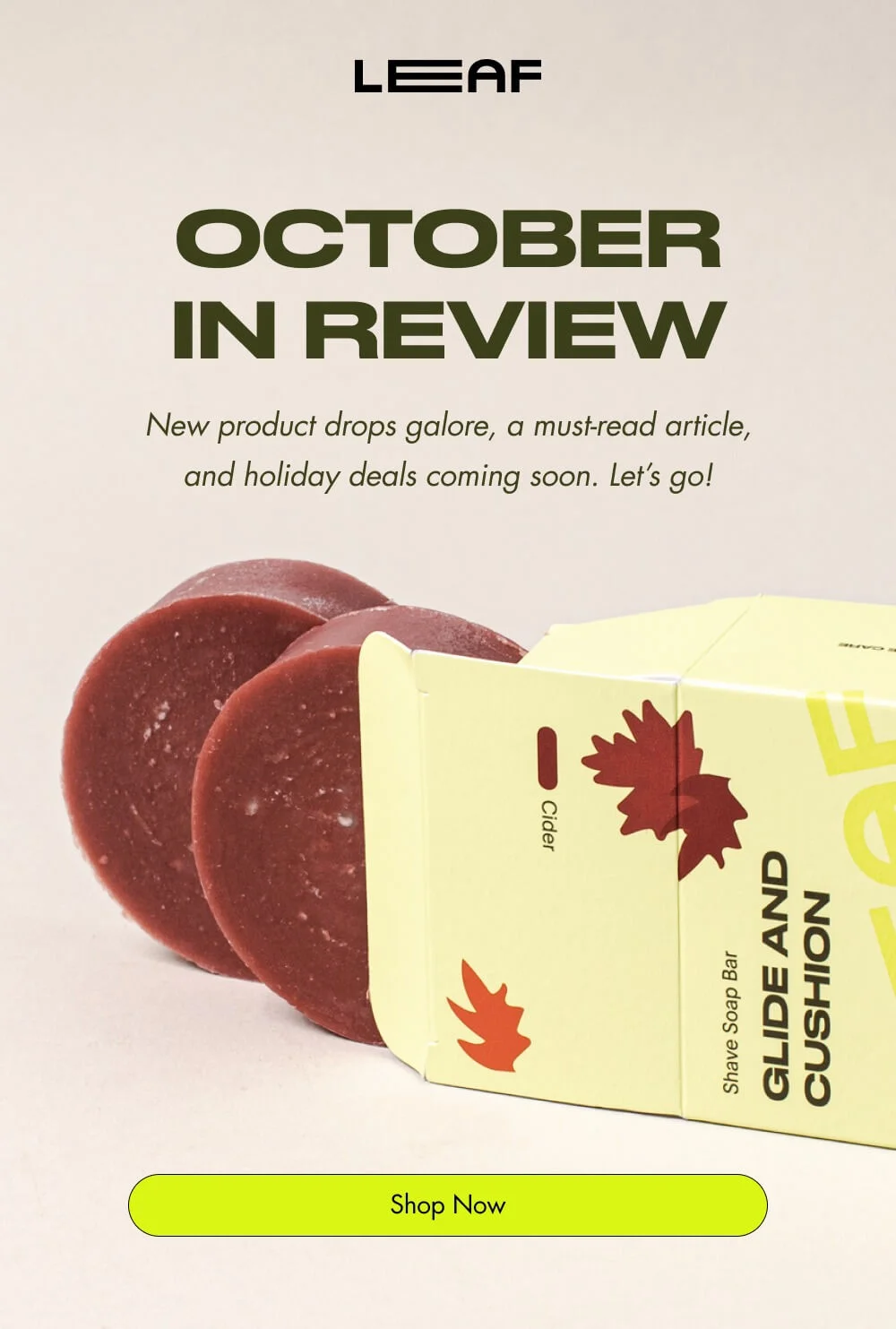 October In Review New product drops galore, a must-read article, and holiday deals coming soon. Let’s go! Shop Now