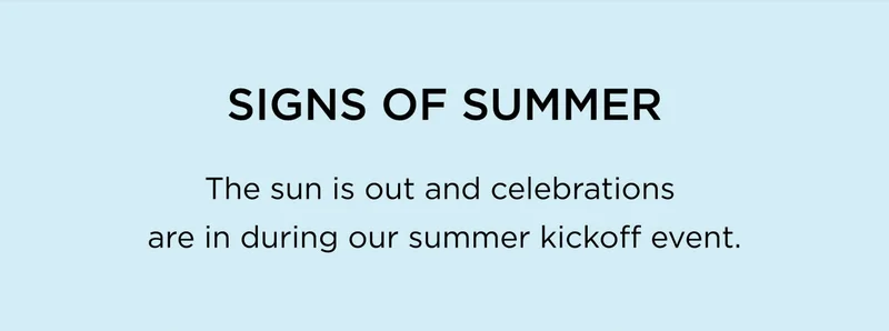 Signs Of Summer