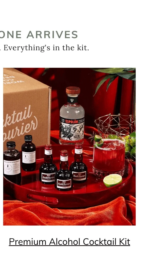 Premium Alcohol Cocktail Kit Subscription