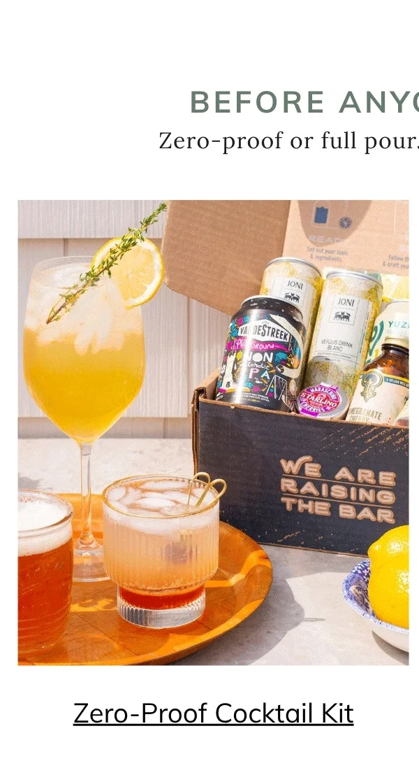 Monthly Zero-Proof Cocktail Kit - Raising the Bar
