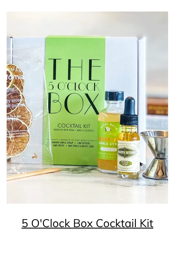 5 O'Clock Box Cocktail Kit - Craft Cocktail Monthly Subscription Box