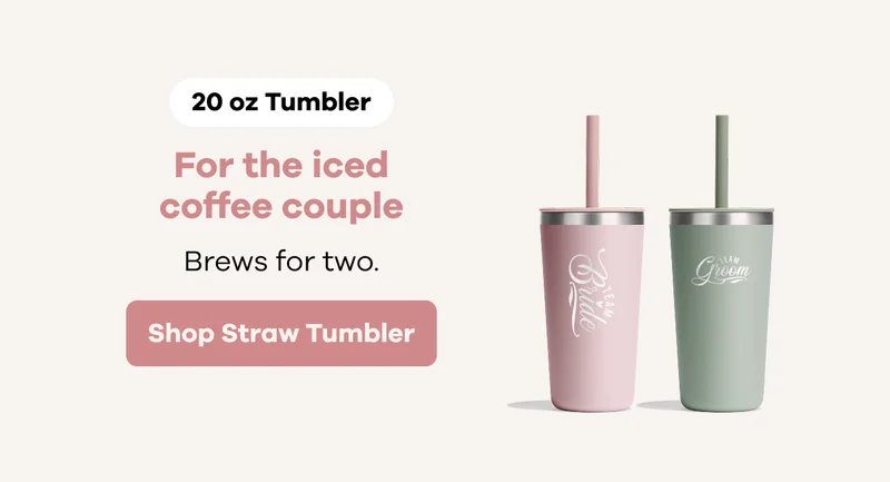 20 oz Tumbler. For the iced coffee couple. Brews for two. | Shop Straw Tumbler