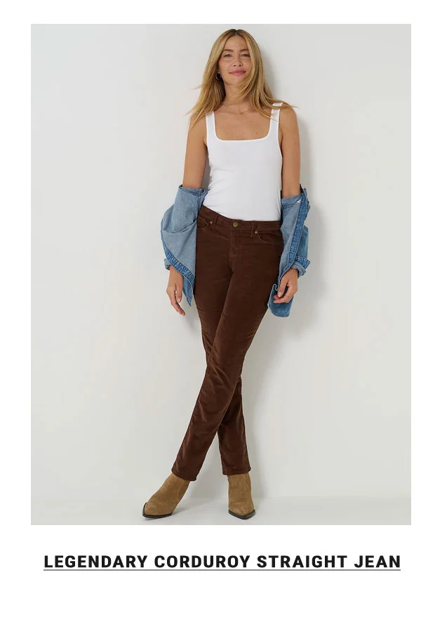 Legendary Corduroy Straight Jean