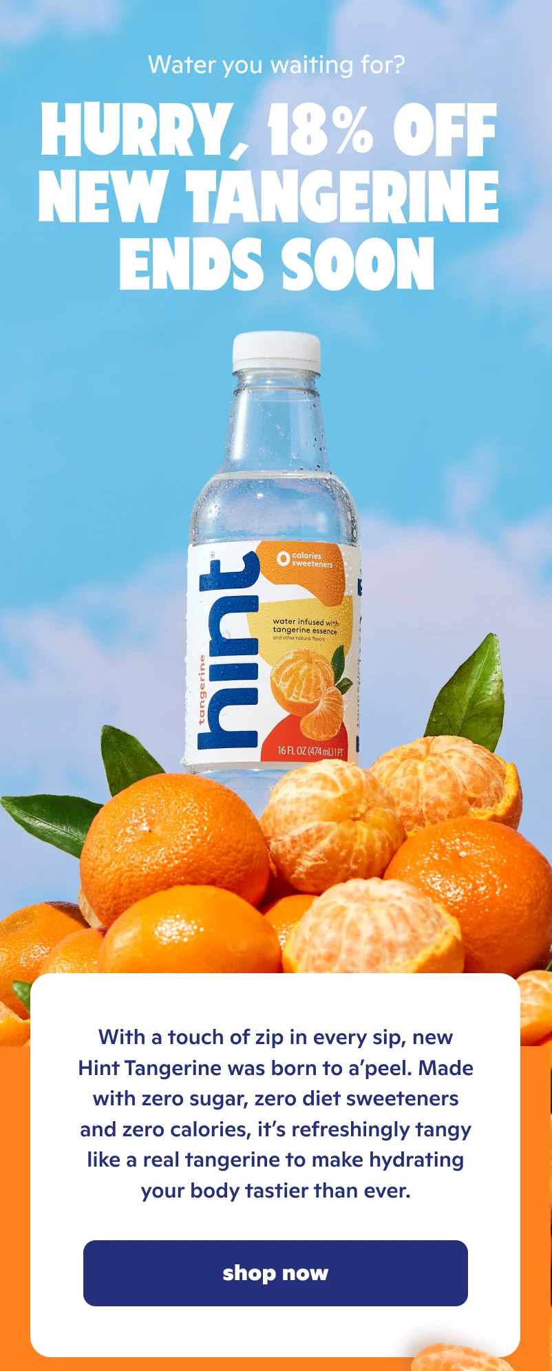 Hurry, 18% off a tasty new way to hydrate ends soon