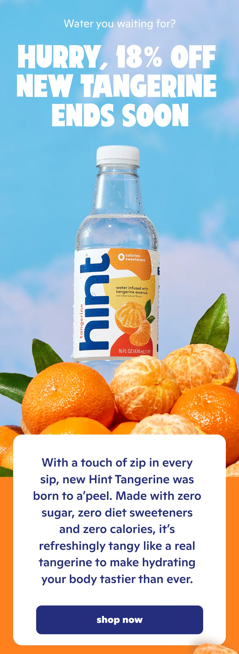 Hurry, 18% off a tasty new way to hydrate ends soon