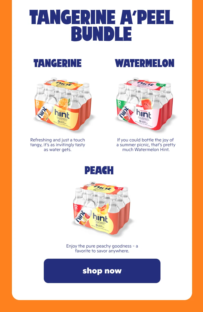Tangerine A'peel Bundle: Tangerine, Watermelon, Peach