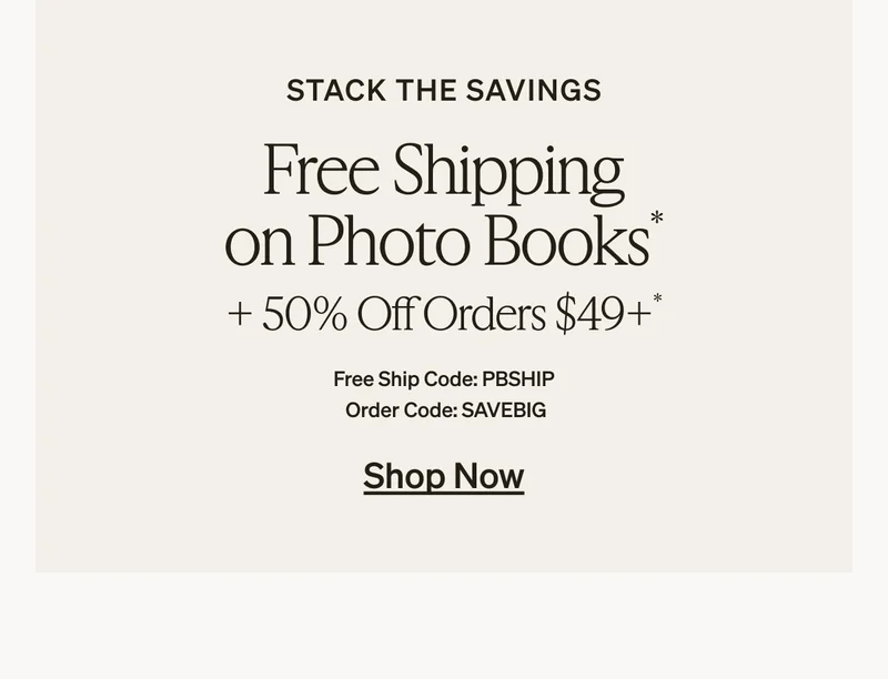 50% Off Qualified Orders
