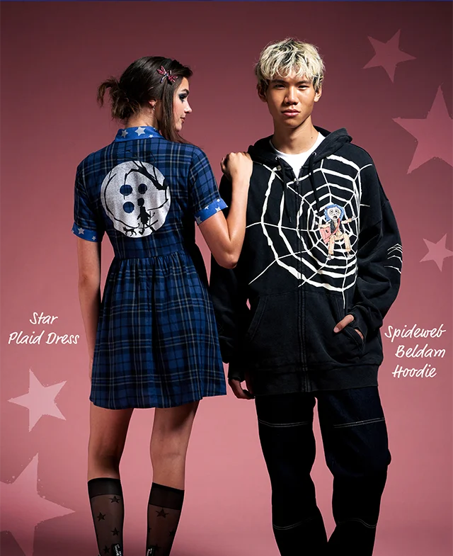 HT and Coraline. Shop Now