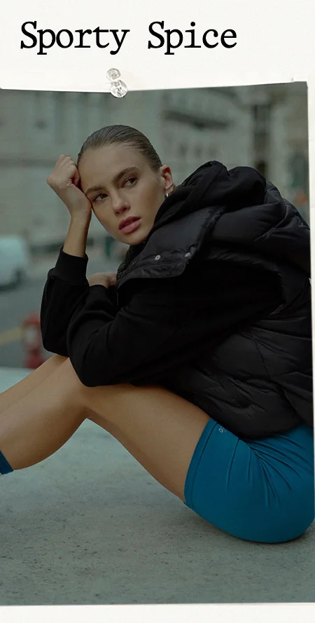 Sporty Sprice - Gold Rush Puffer Vest