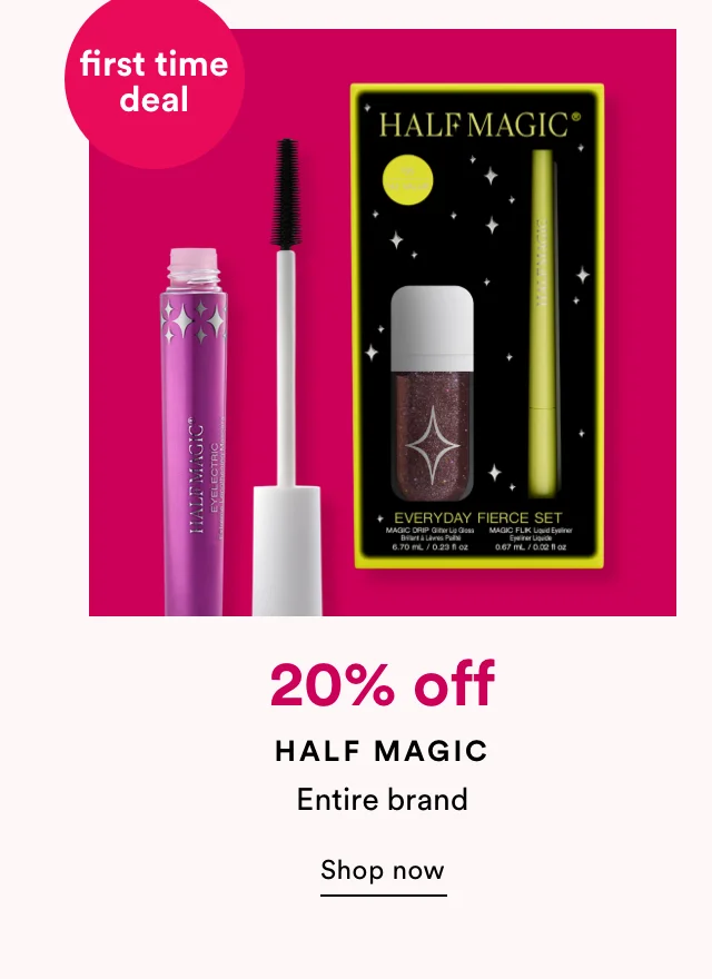 20% off Half Magic | Shop now