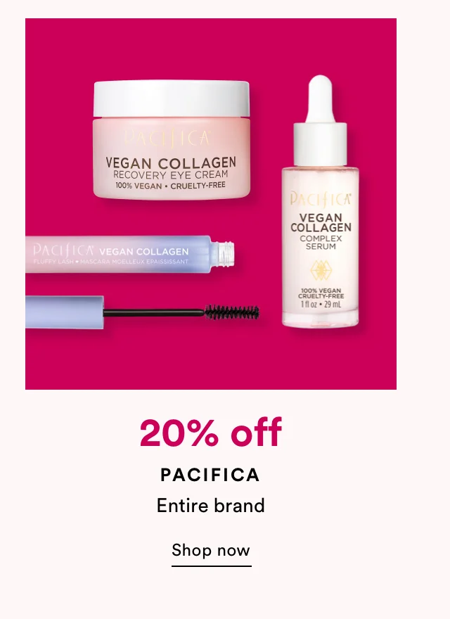 20% off Pacifica | Shop now