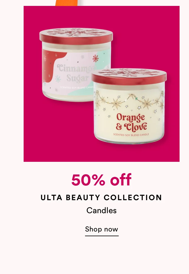 50% off Ulta Beauty Collection Candles | Shop now