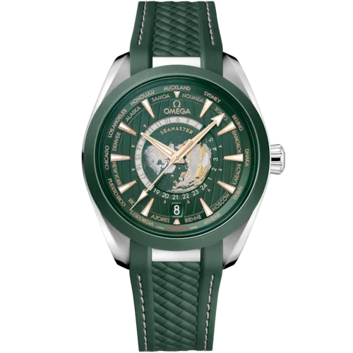 Seamaster Aqua Terra 150M 43 mm, steel on rubber strap