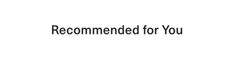Recommended for You