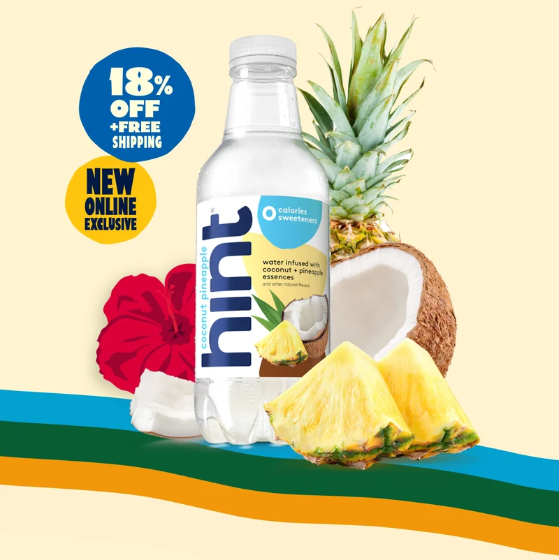 18% off + FREE shipping on Coconut Pineapple