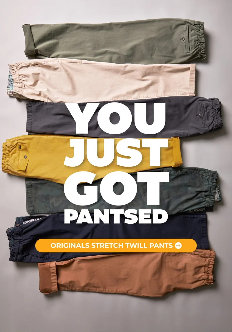 YOU JUST GOT PANTSED: Originals Stretch Twill Pants