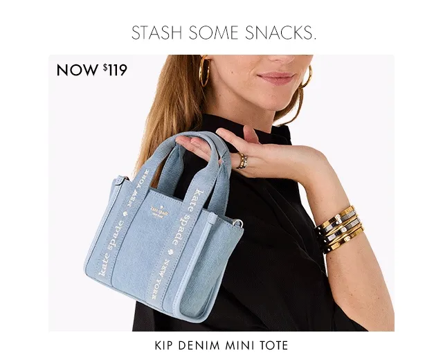 KIP DENIM MINI TOTE