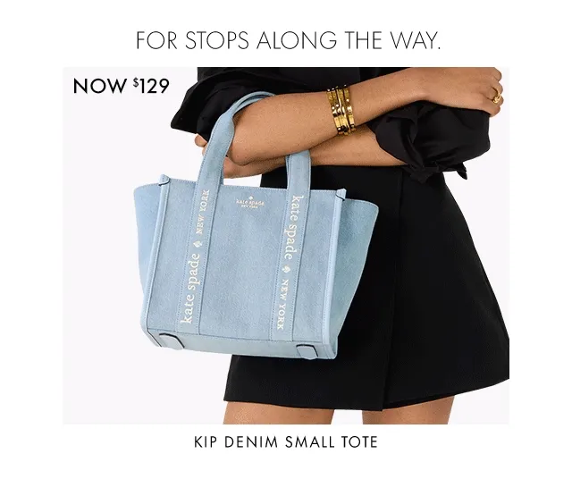 KIP DENIM SMALL TOTE