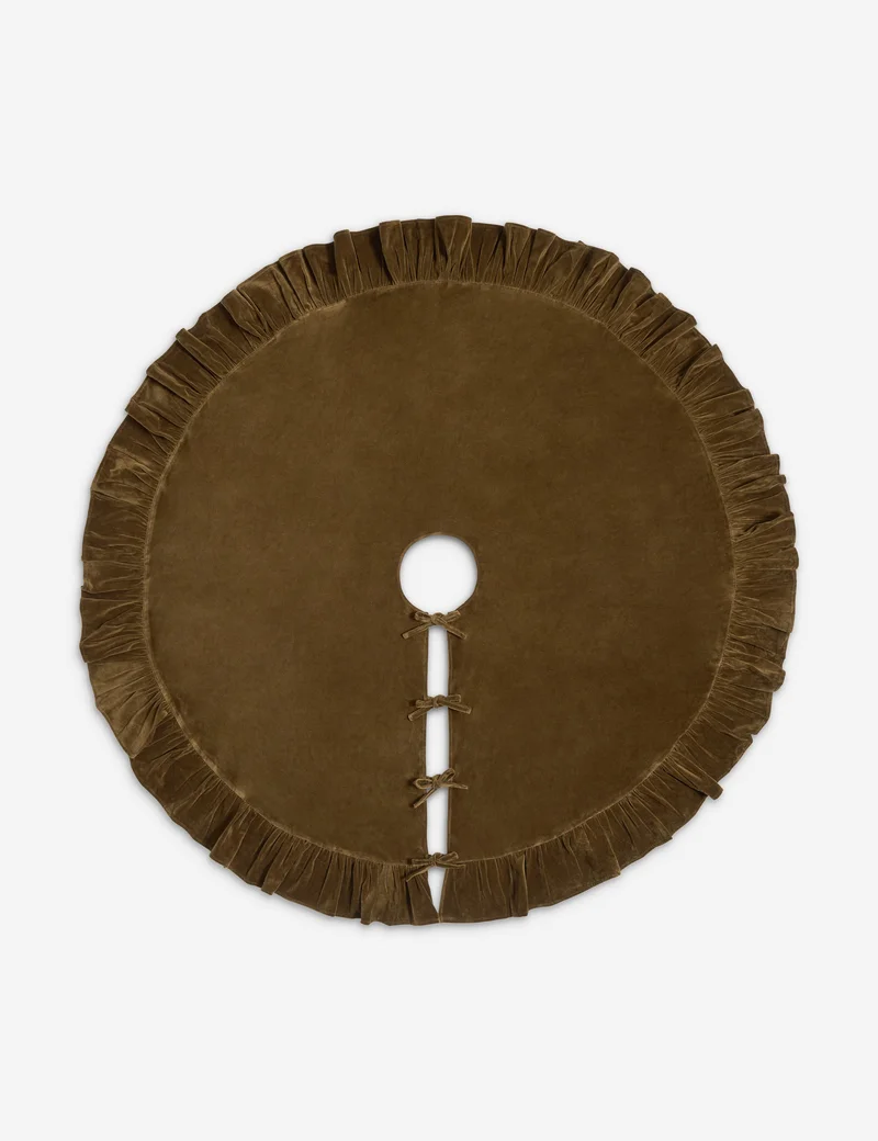 Image of Mauree Velvet Tree Skirt