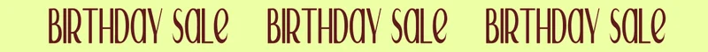 Birthday Sale!
