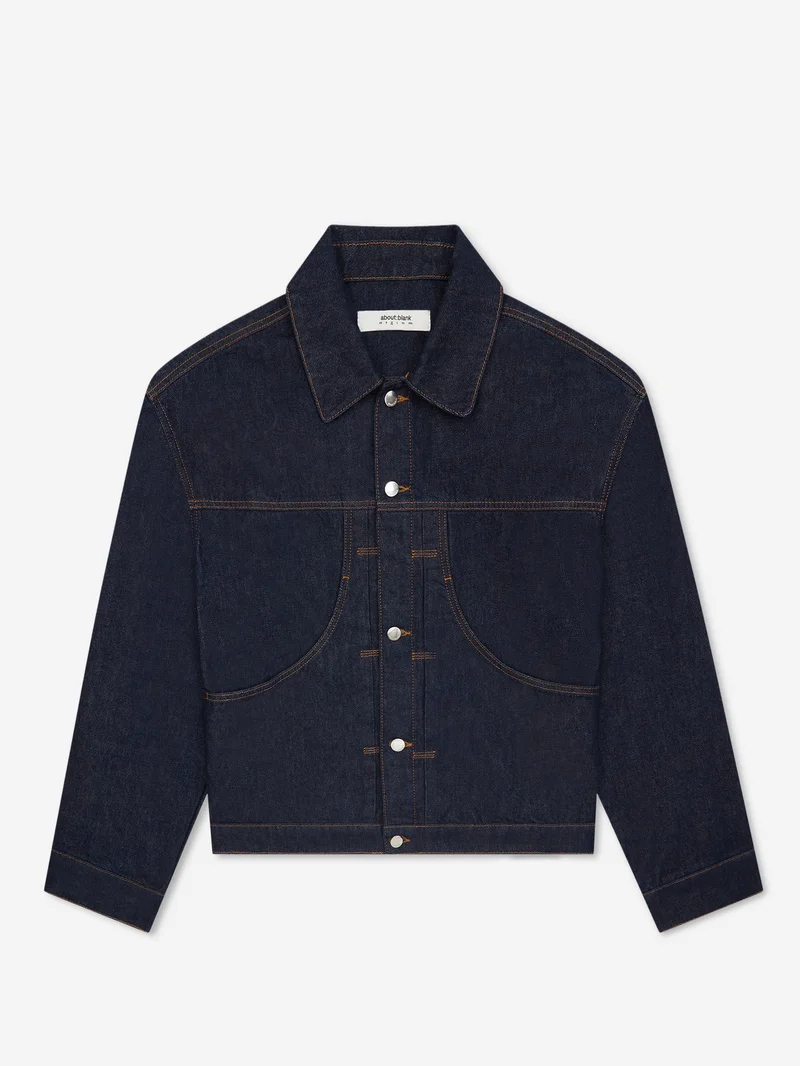 Image of about:blank Denim Jacket - Raw Indigo