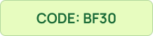 Promo code discount code