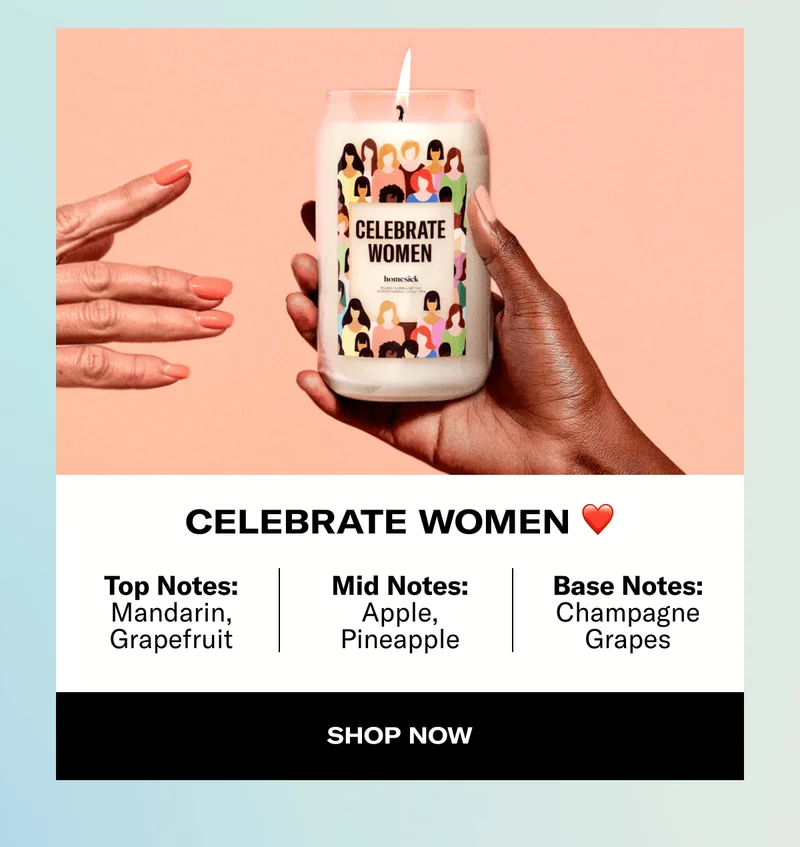Celebrate Women ♥️ | Top Notes: Mandarin, Grapefruit | Mid Notes: Apple, Pineapple | Base Notes: Champagne Grapes | Shop Now
