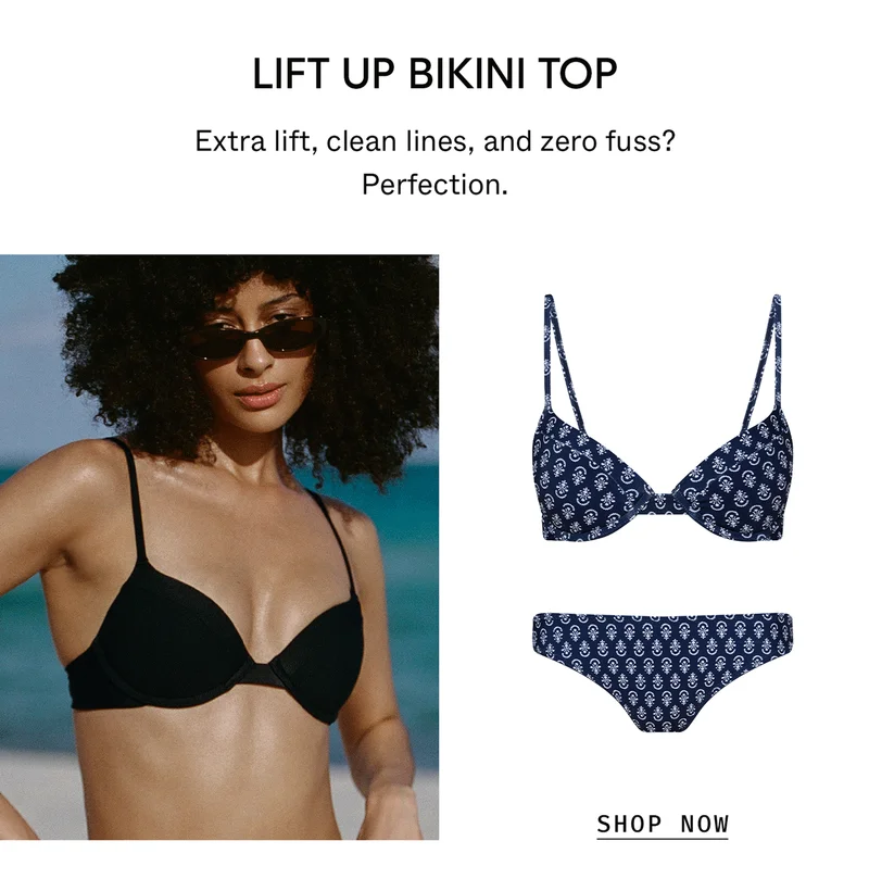 Lift Up Bikini Top