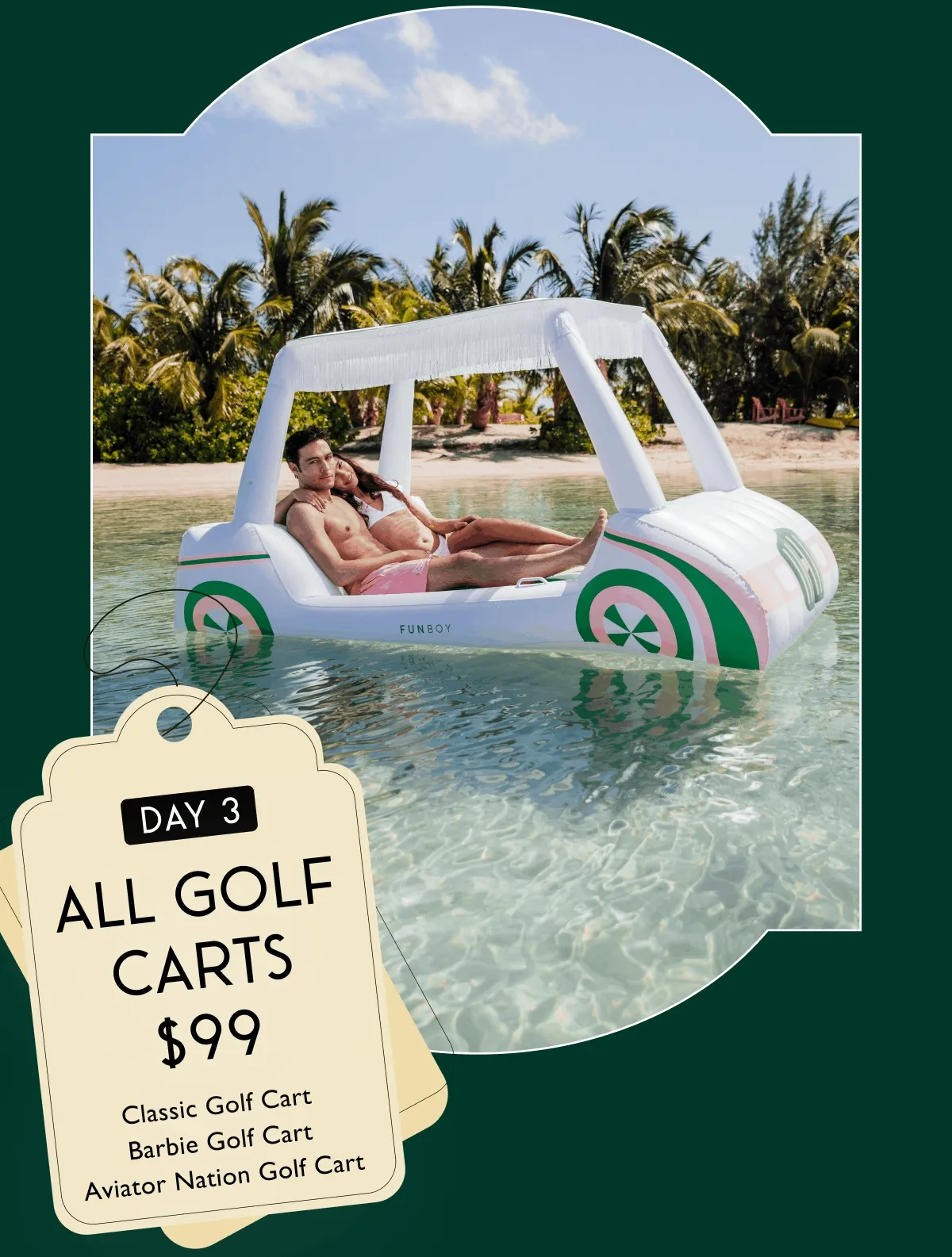 Day 3: All Golf Carts $99