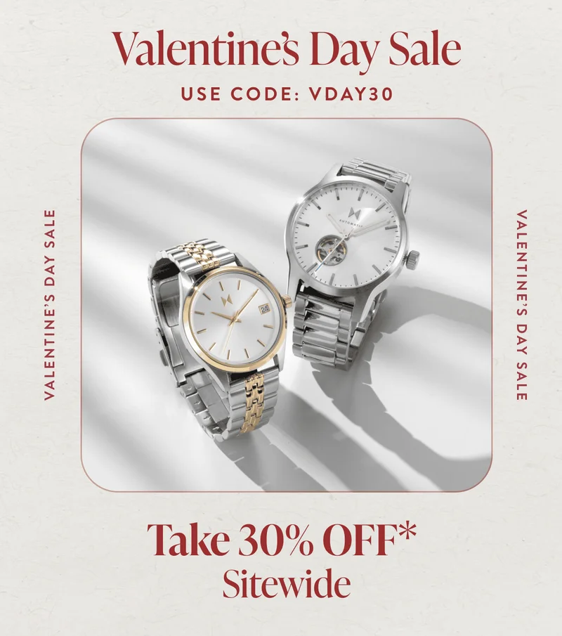 Valentine's Day Sale | Take 30% off with code discount code