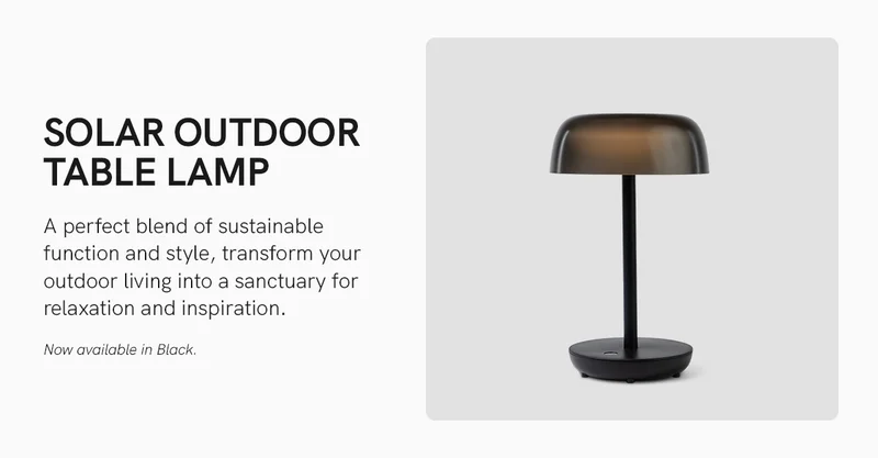 Solar Outdoor Table Lamp