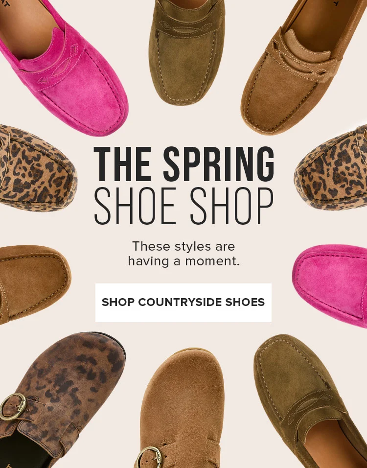 THE SPRING SHOE SHOP | SHOP COUNTRYSIDE SHOES