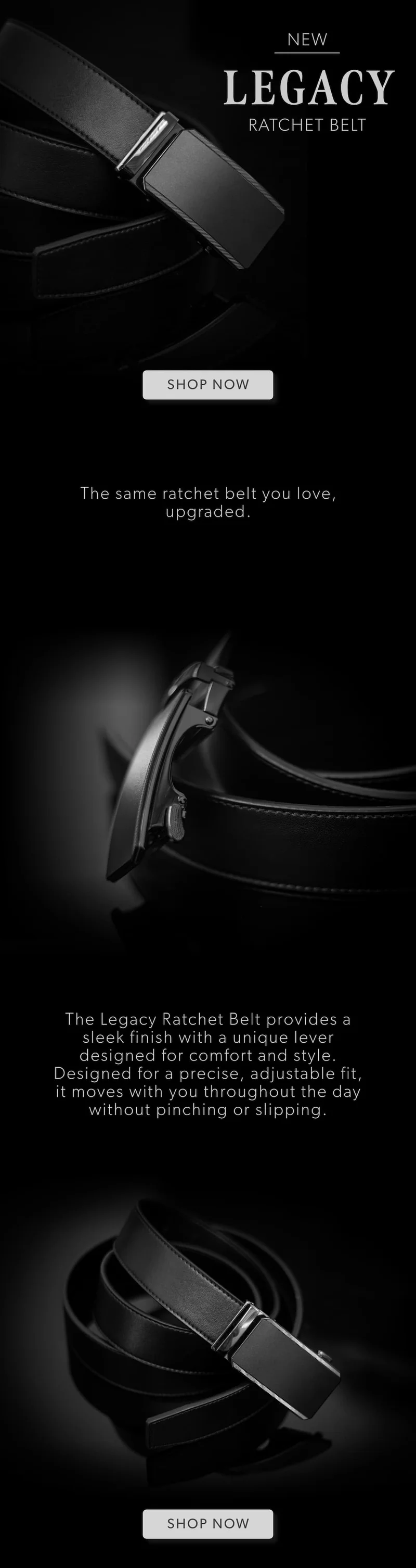 NEW! Legacy Ratchet Belt